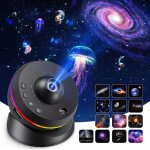 Projecteur ciel etoile planetarium projecteur 13 en 1 rotatif 360� projecteur galaxie 4k hd avec minuterie ...