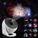 Projecteur galaxie ciel etoile - veilleuse avec 13 disques de film - minuterie - rotation � 360� - pour ...