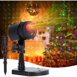 Projecteur laser de lumires de nol en plein air lumire de projection toile rouge vert 3 modes de ...