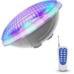 Projecteur led subaquatique pour piscine - ulisem - 54w - 12v - rgb - �tanche - remplace halog�ne 300w ...