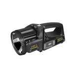 Projecteur lumen t�te rotative � 350� 9 modes d�clairage ext�rieur ultra - puissants lampe torche solaire ...