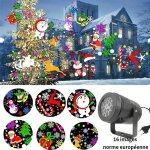 Projecteur lumineux de no�l � 16 motifs �clairage led grand angle 270� id�al pour les d�corations de ...