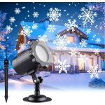 Projecteur no�l lampe led�clairage de nuit dynamique blanc projecteur noel exterieur angle r�glable sur ...