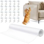 Protection anti griffe chat 30cm � 300cm transparent autocollant rouleau protecteur de rayure pour meubles ...