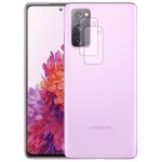 Protection cam�ra pour samsung galaxy s20 fe [lot de 2] verre tremp� int�gral lentille appareil photo ...