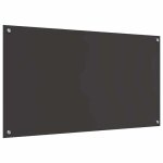 R�duction - protection de cuisine - cr�dence de cuisine / fond de hotte gris fonc� 110 x 60 x 0. 6 cm ...