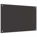 R�duction - protection de cuisine - cr�dence de cuisine / fond de hotte gris fonc� 80 x 50 x 0. 6 cm ...