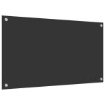 Rduction - protection de cuisine - crdence de cuisine / fond de hotte gris fonc 90 x 50 x 0. 6 cm ...