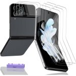 Protection �cran pour samsung galaxy z flip 3 film tpu flexible non - verre 3 pi�ces et verre tremp� ...