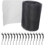Protection de goutti�re en maille avec 15 clips pour �viter le colmatage par les d�bris de mousse(16x600cm15 ...