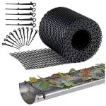 Protection de goutti�re en plastique 18 cm x 8 m protection robuste en maille pour goutti�res filtre ...