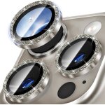 Protection objectif cam�ra pour iphone 16 pro / 16 pro max cam�ra arri�re protecteurbrillant d�coration ...