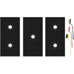 Protection pour plaque de cuisson � gaz - lot de 3 - pour plaque de cuisson 5 feux - 538 x 27 cm - avec ...