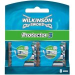 Protector 3 lames de rasoir pour homme pack de 8 lames Protector 3 lames de rasoir pour homme pack de 8 lames