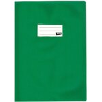 Protge - cahier pvc - apli - 21 x 29. 7 cm - vert - grain cuir - conforme reach