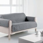 Protge canap 2 places 175x210 cm gris