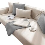 Prot�ge - canap� beige - 1 pi�ce beige 70�70cm antid�rapant confortable douce moelleuse - couleur beige ...