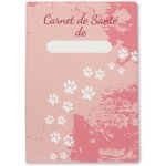 Protge carnet de sant animaux ? chien & chat ? fabriqu en france ? gomme expanse - modle empreinte ...