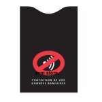 Prot�ge carte bancaire - bemix - anti fraude - noir - 1 pc - mixte