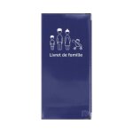 Protge livret de famille ? pvc indigo avec rabats intrieurs ? fabriqu en france ? color pop