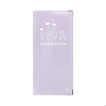 Prot�ge livret de famille ? pvc lilas avec rabats int�rieurs ? fabriqu� en france ? color pop