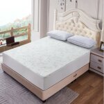 Protge - matelas - bambou - 140 x 190 cm - impermable - ultra doux - confortable