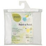 Protge matelas coton bio - petit  petit - 60 x 120 cm - blanc