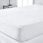 Protège matelas imperméable - today - essential - 140x190 cm - blanc - synthétique Protège matelas imperméable - today - essential - 140x190 cm - blanc - synthétique