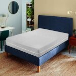 Prot�ge - matelas - zuuko - teide - 140x190 / 200 cm - anti - acariens - fermeture �clair - gris