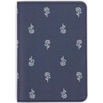 Protge passeport - novago - indigo - 2 volets - plastique semi rigide - adulte