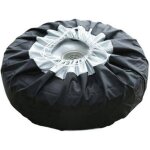 Prot�ge - roue voiture noir argent housse secours 13 - 19 & 17 - 22 pouces