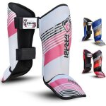 Prot�ge - tibia farabi sports enfants pour muay thai kickboxing arts martiaux karat� taekwondo taille ...