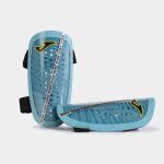 Protge - tibias - joma - attack - couleur turquesa flor / negro - mixte - football