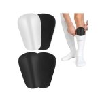 Prot�ge tibias mini - graffitissable - 4 pcs - noir - multisport - 9x5 cm noir