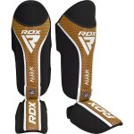 Protge - tibias rdx aura plus en cuir maya pour mma muay thai boxe bjj arts martiaux sparring entranement ...