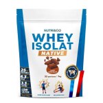 Whey isolate native - 84% de protines - pur lait franais low lactose - got chocolat - 900g - 30 portions ...