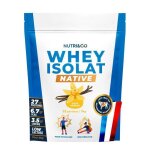 Whey isolate native - 87% de protines - pur lait franais low lactose - got vanille - 900g - 30 portions ...