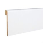 Proviston surplinthe pour carrelage jusqu 65 mm de hauteur 19 x 80 x 2500 mm blanc noyau mdf revtu ...