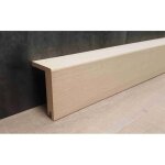 Plinthe pour tuyau de chauffage mdf jusqu 88 mm 64 x 96 x 2500 mm chne plinthe by proviston