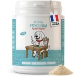 Psyllium blond 100g chien et chat digestion transit selles r�guli�res fabriqu� en france museau & co