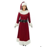 Ptit clown - costume mre noel luxe adulte