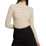 Pull beige brillant ros� femme morgan mentosa