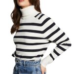 Pull blanc / marine femme morgan mlagon