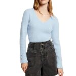 Pull bleu clair femme morgan moove