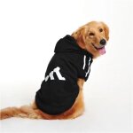 Pull chaud - manteau - v�tement pour animaux de compagnie pour chien chiot - noir - taille xxl