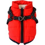 Pull pour chien costume de ski pour animaux de compagnie gilet sans manches en coton rembourr avec sangle ...