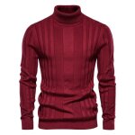 Pull à col roulé pour homme en tricot regular fit pullover chaud manches longues couleur unie pour automne ... Pull à col roulé pour homme en tricot regular fit pullover chaud manches longues couleur unie pour automne ...