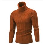 Pull col roulé homme vitata - automne / hiver - pull tricoté chaud homme café Pull col roulé homme vitata - automne / hiver - pull tricoté chaud homme café