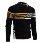 Pull col roulé vitata pour homme - pull zippé décontracté et tendance pour lautomne / hiver - rayures ... Pull col roulé vitata pour homme - pull zippé décontracté et tendance pour lautomne / hiver - rayures ...