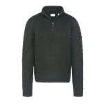 Pull gris homme schott zip circle